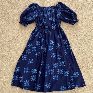 Navy blue, size Medium Gap casual midi dress